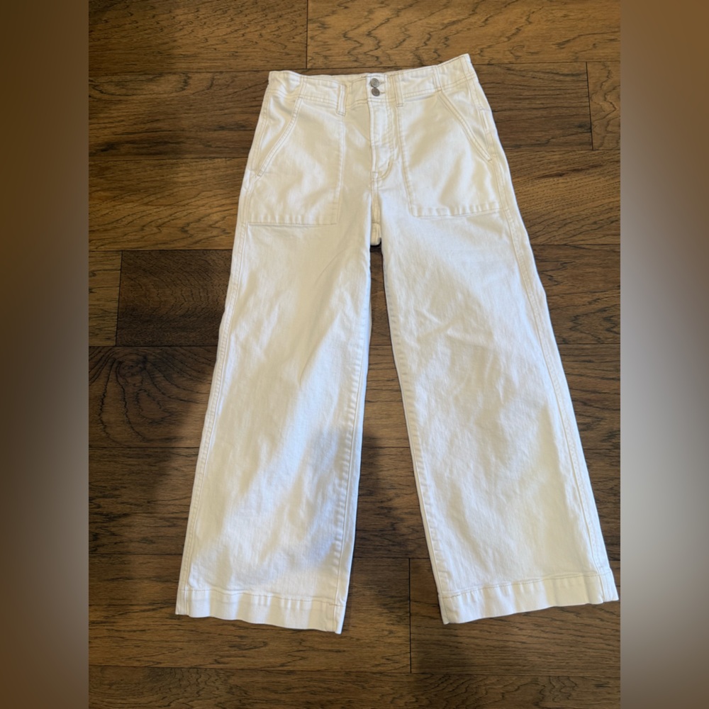 Gap Factory High Rise Cropped Utility Pant - Picture 3 of 10